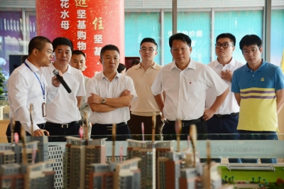 中國城投集團、呈十投資公司到河源市商業中心參觀考察
